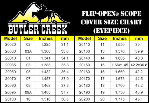 Butler Creek Blizzard 8 Scope Cover in Saudi Arabia