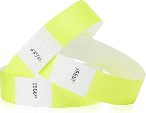 500 WristCo Tyvek Wristbands for Events – 500 Count, 5-Color Variety Pack – Tamper-Proof Design Prevents Reuse – Premium-Grade Bracelets for Hospital & Medical ID, Party, VIP Identification in Kuwait