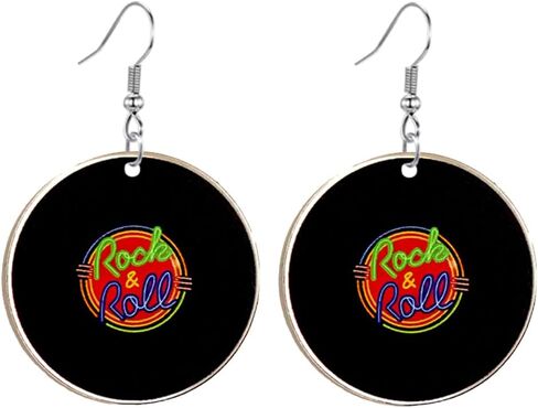 Retro Fashion Magnetic Tape Earrings for 80’s Party Women Girls Punk Retro Cassette Crush Colorful Drop Dangle Earrings Party Night Club Pretty in Kuwait