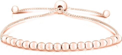 Verona Jewelers Sterling Silver Italian Adjustable Bolo Bead Ball Bracelet- Slider Bracelet For Women,Silver Bead Bracel... in Kuwait