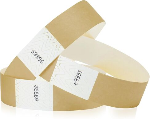 500 WristCo Tyvek Wristbands for Events – 500 Count, 5-Color Variety Pack – Tamper-Proof Design Prevents Reuse – Premium-Grade Bracelets for Hospital & Medical ID, Party, VIP Identification in Kuwait