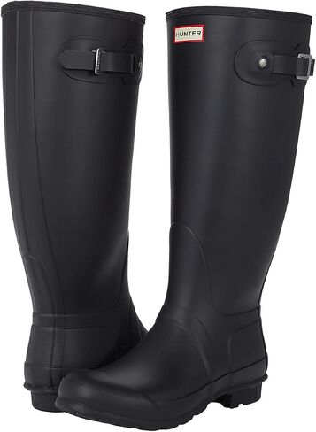 حذاء Hunter Original Tall Wellies Rainboots للنساء باللون الأسود in Kuwait