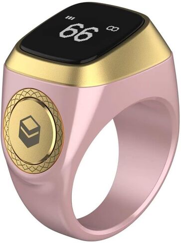 OUD Bukhoor Smart Tasbih Zikr Ring, 20mm Muslim Digital Azan Alarm Clock, Tasbih Counter Smart Ring in Saudi Arabia