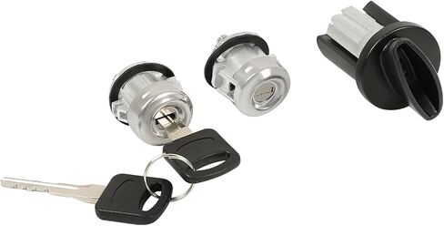 KUAFU Ignition Lock Cylinder & Door Lock Cylinder Set Compatible with 1998-2019 Ford F-250 F-350 F-450 F-550 E-150 E-250 E-350 E-450 Excursion Crown Victoria Explorer Sport Aluminium & Plastic in Saudi Arabia