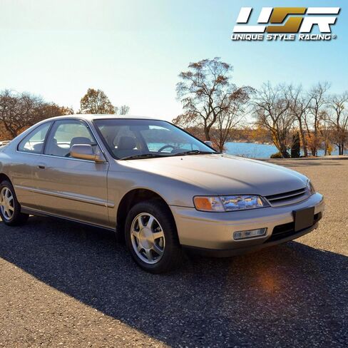 مصابيح العلامات الجانبية للمصد الخلفي من USR DEPO (يسار + يمين) متوافقة مع مصابيح Honda Accord 1994-1997 / 1992-1996 Honda Prelude / 1998-2002 Accord 2D Coupe Sidemarkers (أبيض شفاف كريستالي) in Kuwait