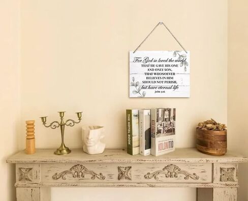 Numbers 6:24-26 Decor Sign, May The Lord Bless You and Protect You Scripture Sign, Hanging Printed Wall Plaque Wood Signs, Bible Verse Inspirational Decor Wall Art, Christian Gift 10X7.8inch in Kuwait