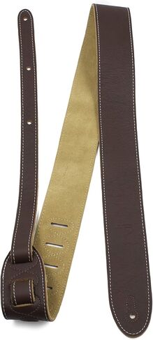 Perri’s Leathers Ltd. - حزام جيتار - جلد إيطالي - قابل للتعديل - للقيثارات الصوتية/الجهير/الكهربائية - صنع في كندا in Saudi Arabia