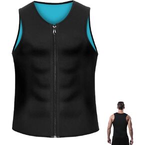 PAIIDE Manson Gynecomastia Compress Zipper Vest, Compression Tank Top Men, Compression Shirts for Men, Men's Tank Shirts