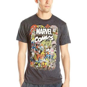 Marvel Men's Avengers Comics Crew T-Shirt