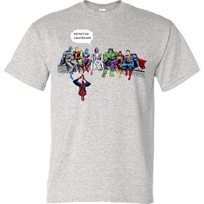Jesus Superheros Christian Tshirt and Thats How I Saved The World Funny Spiderman Below