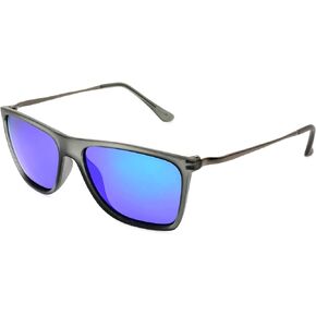 Body Glove Primo Wayfarer Sunglasses, Grey, 53 mm