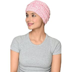 SAKUCHI 2 Piece Chemo Cap Cancer Headwear for Women Silky Soft Bamboo Caps for Hair Loss (2 Piece)