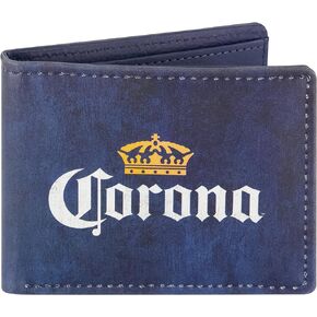 Corona Extra Bifold Wallet, Slim Wallet with Decorative Tin for Men and Women, Multi