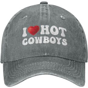 I Love Hot Cowboys Hat Women Dad Hats Cool Hat