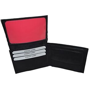 Boys Slim Compact Flap Id and Coin Pocket Bifold Wallet