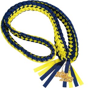 GraduationMall Graduation Leis 2023 و2024 سنة سحر مع شريط حامل المال Lei مضفر قلادة هدية التخرج للمدرسة الثانوية والكلية حفلة التخرج