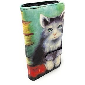 Shag Wear Large Cat Tales Wallet for Women 7" …