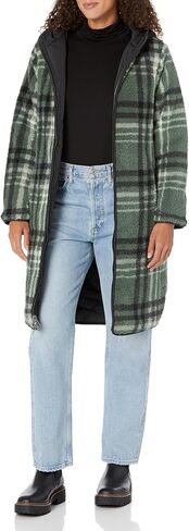 Carve Designs Women's Donner Reversible Jacket, Cilantro/Black in Saudi Arabia