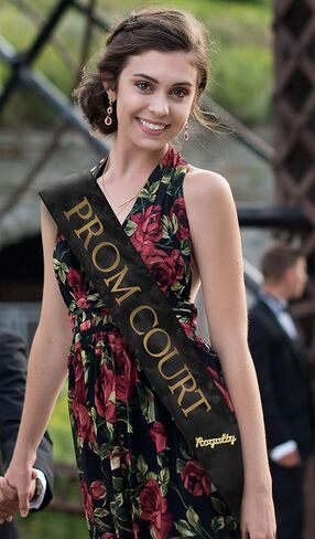 Prom Sash Set, 2 Sashes and 2 Glitter Royalty Pins in Kuwait