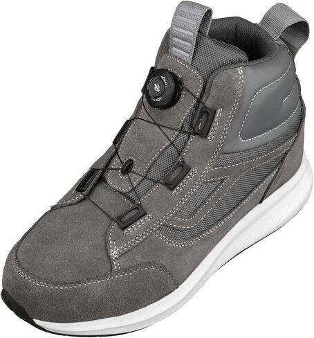 CALTO Men's Invisible Height Increasing Elevator Trainer Shoes - Micro-Adjusted Lacing Fashion High-Top Sneakers - 3.2 Inches Taller in Saudi Arabia
