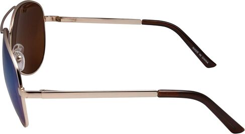 grinderPUNCH XL Wide Frame Aviator Sunglasses - Large 148mm Wide - Mirrored Lens in Kuwait