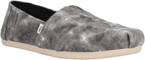 TOMS Womens Alpargata Distressed Slip On Flats Casual - Black in Kuwait