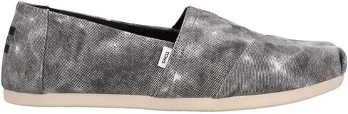 TOMS Womens Alpargata Distressed Slip On Flats Casual - Black in Kuwait