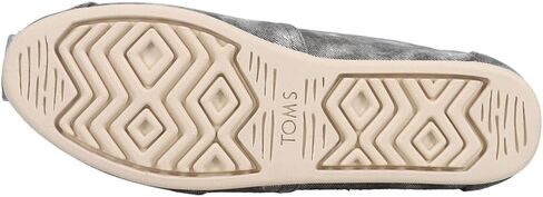 TOMS Womens Alpargata Distressed Slip On Flats Casual - Black in Kuwait