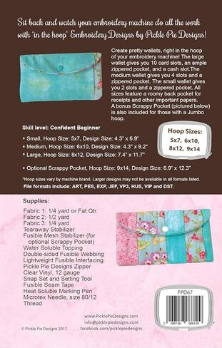 تصاميم فطيرة المخلل في الطوق، محافظ رائعة، نمط التطريز بآلة القرص المضغوط in Kuwait