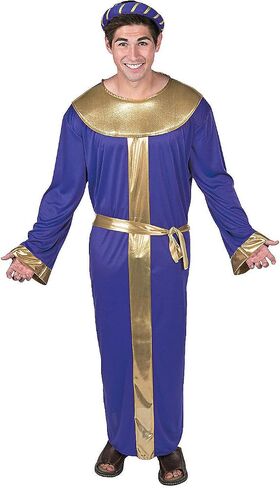 زي Fun Express Purple Wise Men للبالغين (3 قطع) لمهرجانات عيد الميلاد، زي الكنيسة in Kuwait