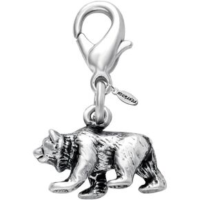 NOUMANDA Nature Animal Jewelry Tiny Polar Bear Charm for Bracelet,Necklace,Keyring