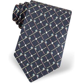 Alynn Real Dentists Wear Plaid Tie Novelty In Silk