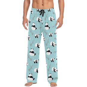 Fashion Cats and Dogs Pajama Pants for Men Lounge Pants with Pockets Drawstring Mens Pajama Bottoms Men Sleep PJ Pants