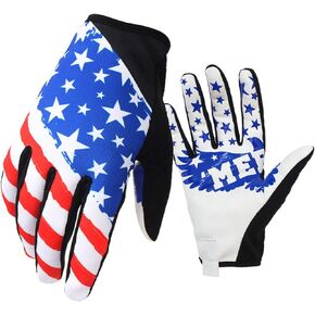 BRZSACR Bike MTB Gloves with for Off-Road Motorcycles - Mountain Climbing - Hiking and Other Outdoor Sports use, Male and Female Common