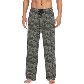 JUMBEAR Men's Pajama Pants with Pockets, Comfort Soft Drawstring Lounge Pants Pajama Bottoms for Men