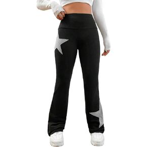 SOLY HUX Women's Flare Leggings High Waisted Sweatpants Bell Bottoms Bootcut Yoga Pants