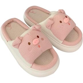 Cartoon Pig Slippers Women Kawaii House Slippers Cute Slippers for Women Men Home Floor Slipper indoor