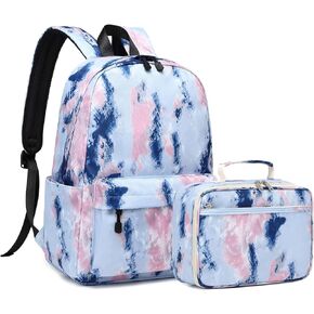 Lohol Galaxy Backpack for School Travel, Lightweight BookBag for Girls Kids