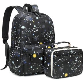 حقيبة ظهر Lohol Galaxy للسفر المدرسي، حقيبة كتب خفيفة الوزن للفتيات والأطفال