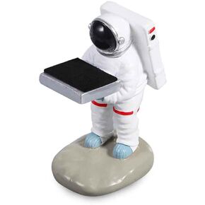Pilarmuture Watch Display Stand Jewelry Organizer Astronaut Handmade Watch Holder Resin Figurine Jewelry Watch Storage Rack Eyeglass Holder for Office Home Decoration