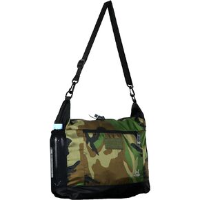 Running Messenger Bag, Light Shoulder Bag,Waterproof Polyester Ripstop Fabric,Usable in two Sizes & Colors Reversibly
