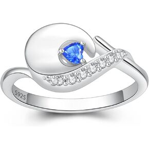 Infinity Water Droplet Urn Ring for Ashes 925 Sterling Silver Holds Loved Ones Ashes Cremation Keepsake Teardrop Urns Ring Jewelry Gift for Women