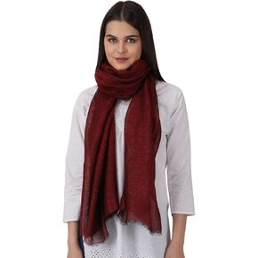 100% PURE LINEN SCARF STOLE PASHMINA AIRY LIGHT ALL WEATHER TWO TONE COLOR HERRINGBONE