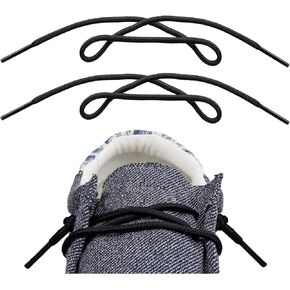 Endoto Round Durable Polyester Shoelaces Strings Replacement Laces for Hey Dude Shoes
