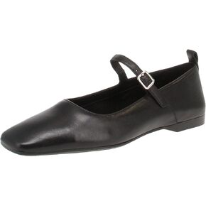 Vagabond Shoemakers Delia Leather Mary Jane Flat Black EU 39 (US Women's 9) M