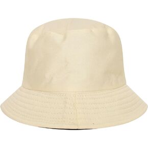 Loxdonz Bucket Hat for Women Men Unisex Cotton Denim Summer Travel Sun Beach Hat Lightweight Headwear Cap