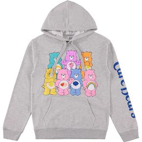 Care Bears Ladies Hoodie Sweatshirt - Ladies Classic Clothing - Cheer Friend Funshine Good Luck Hoodie Sweatshirt