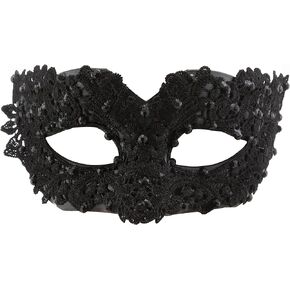 Masquerade Mask for Women, Ornate Venetian Mask Embroidery Party Masks Mardi Gras Masks for Women Halloween Cosplay