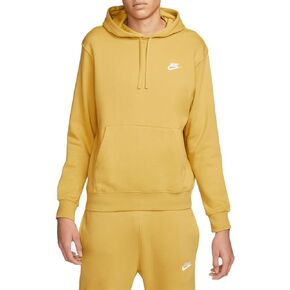NIKE Mens CLUB HOODIE Pull Over BB Pullover Hoodie Adult BV2654-725 (WHEAT G), Size M