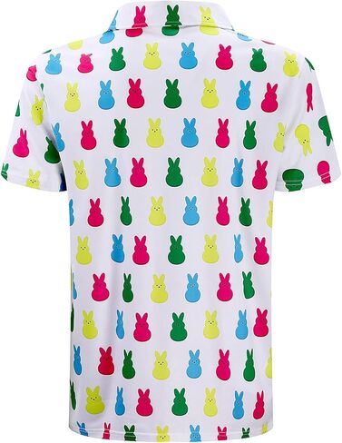 قمصان LINOCOUTON الرجالية لعيد الفصح جولف بولو بأكمام قصيرة in Kuwait